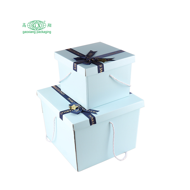 فروش عمده جعبه سورپرایز تولد مقوایی تاشو جعبه هدیه گل رز بسته بندی