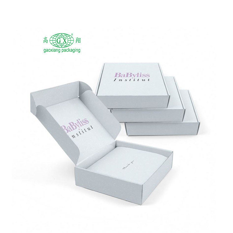 عمده فروشی آرم سفارشی چاپ شده پستی حمل و نقل لوازم آرایشی و بهداشتی لوکس بسته بندی جعبه راه راه