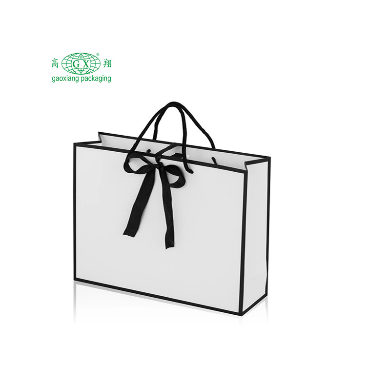 کیسه مو کاغذی مد چاپ شده با لوگوی سفارشی کارخانه با برچسب خصوصی
