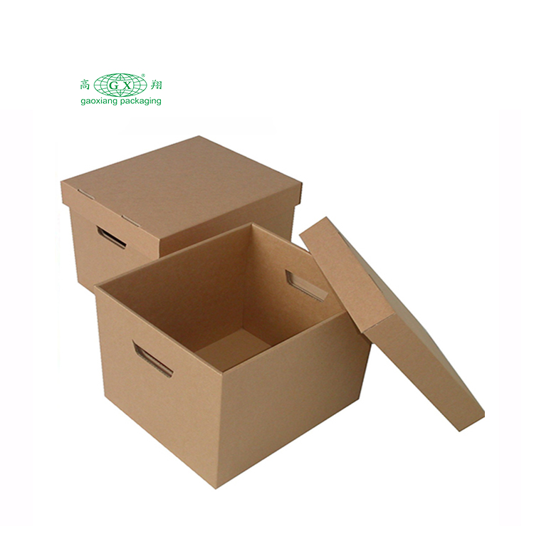 جعبه مقوایی جعبه متحرک کاغذ راه راه با کیفیت بالا برای ذخیره سازی سنگین