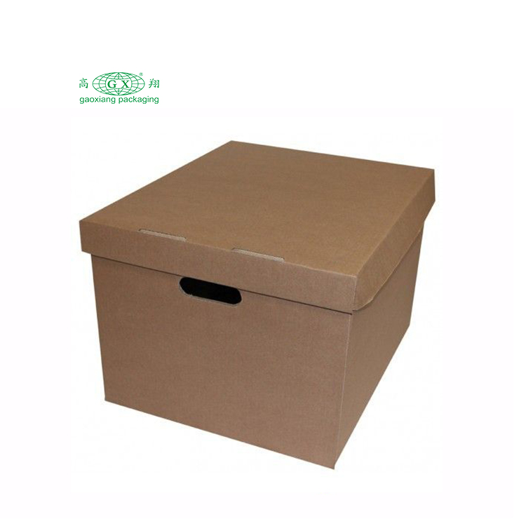 جعبه مقوایی جعبه متحرک کاغذ راه راه با کیفیت بالا برای ذخیره سازی سنگین